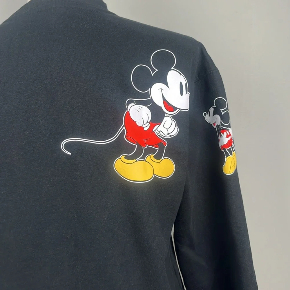 Walt Disney World‎ Unisex Black Crewneck Mickey Mouse Sweatshirt SZ S